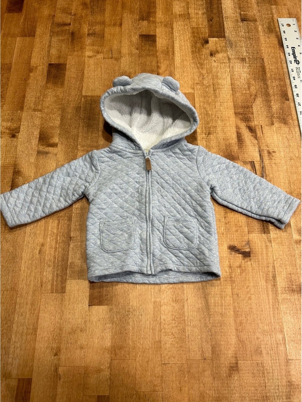 Carter's Baby Quilted Hooded Jacket with Ears 12M